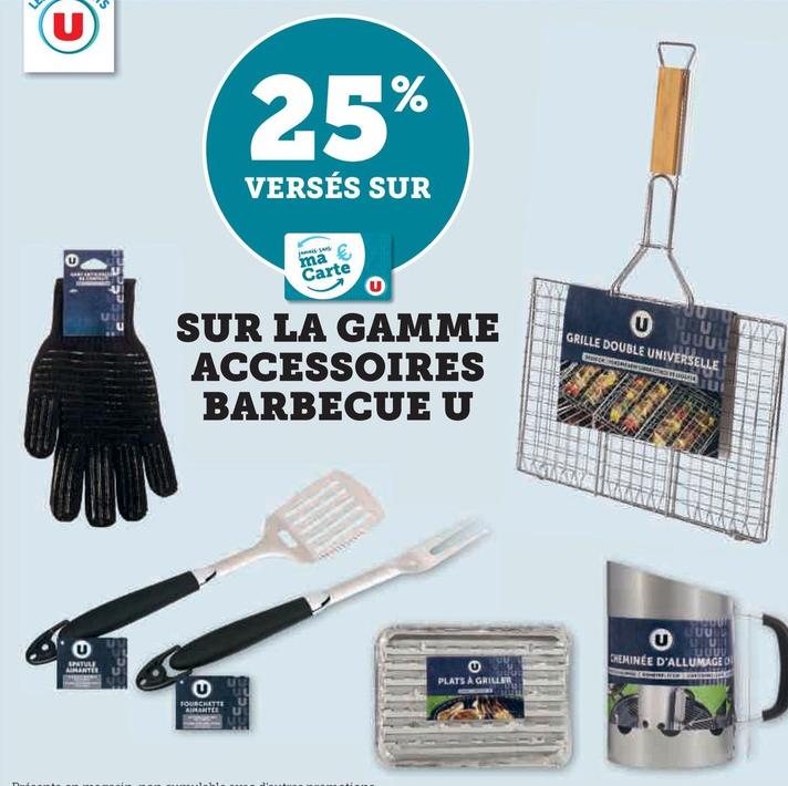 U - Sur La Gamme Accessoires Barbecue  offre sur Hyper U