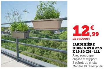 Jardinière Odelia 49 x 27.5 x 19.50 Cm -11L  offre à 12,99€ sur Hyper U