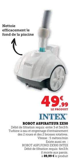 Intex - Robot Aspirateur ZX50 offre à 49,99€ sur Super U