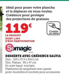 Desserte Avec Crédence Salvia offre à 119€ sur Super U