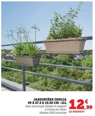 Le Jardin - Jardiniere Odelia  offre à 12,99€ sur Super U