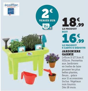 Jardiniere Garnie offre à 16,99€ sur U Express