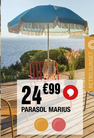 Parasol Marius offre à 24,99€ sur La Foir'Fouille