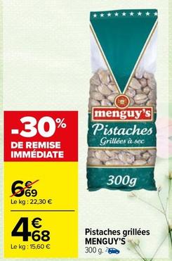 Pistaches offre sur Carrefour Market