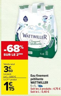 Eau offre sur Carrefour Market