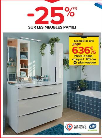 Sur Les Meubles Pamili offre à 636,75€ sur Castorama
