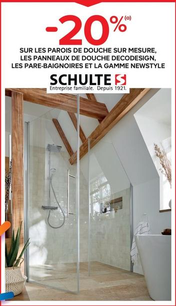 Sur Les Parois De Douche Sur Mesure, Les Panneaux De Douche Decodesign, Les Pare-baignoires Et La Gamme Newstyle