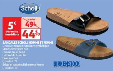 Scholl - Sandales Homme Et Femme