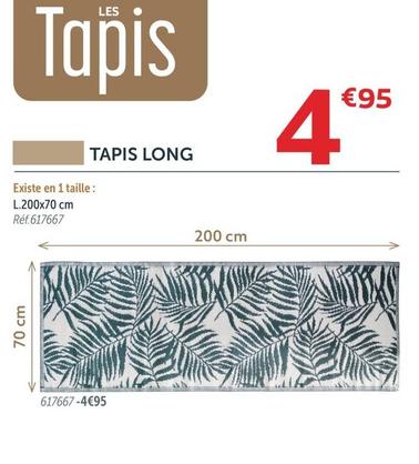 Tapis Long offre à 4,95€ sur Gifi