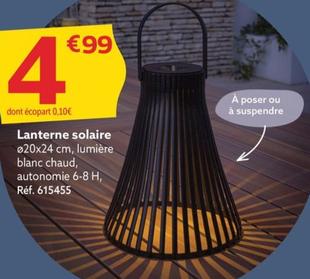Lanterne Solaire offre à 4,99€ sur Gifi