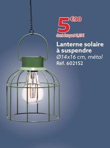 Lanterne Solaire À Suspendre offre à 5,9€ sur Gifi