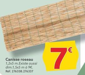 Canisse Roseau offre à 7€ sur Gifi