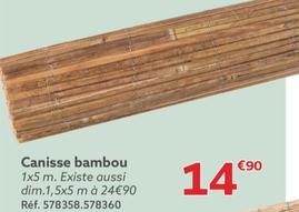 Canisse Bambou offre à 14,9€ sur Gifi