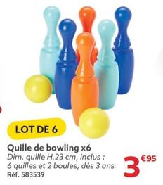 Quille De Bowling X6 offre à 3,95€ sur Gifi