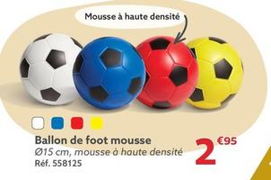 Ballon De Foot Mousse offre à 2,95€ sur Gifi
