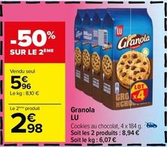 Cookies offre sur Carrefour