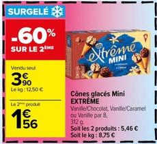 Glace offre sur Carrefour