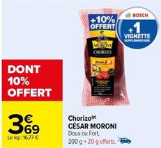 Chorizo offre sur Carrefour