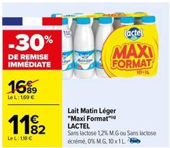 Lait  offre sur Carrefour