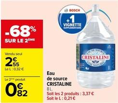 Eau offre sur Carrefour