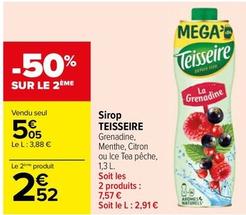 Sirop offre sur Carrefour