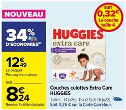 Couche-culotte offre sur Carrefour