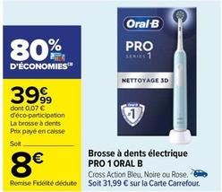 Brosse à dents électrique offre sur Carrefour
