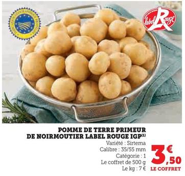 Pomme De Terre Primeur De Noirmoutier Label Rouge Igp offre à 3,5€ sur Hyper U