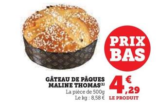 Gâteau De Pâques Maline Thomas offre à 4,29€ sur Hyper U