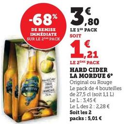 La Mordue - Hard Cider  offre à 3,8€ sur Hyper U