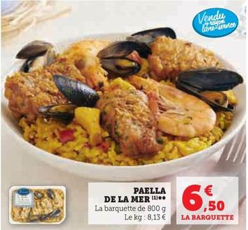 Paella De La Mer offre à 6,5€ sur Hyper U