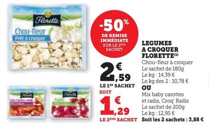 Florette - Legumes A Croquer offre à 2,59€ sur Super U