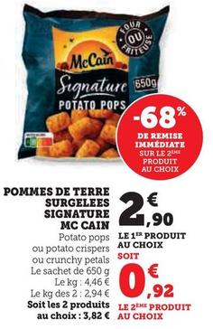 Mccain - Pommes De Terre Surgelees Signature offre à 2,9€ sur Super U