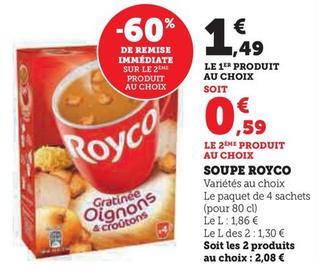 Royco - Soupe offre à 1,49€ sur Super U
