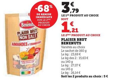 Bénénuts - Plaisir Brut  offre à 3,79€ sur Super U