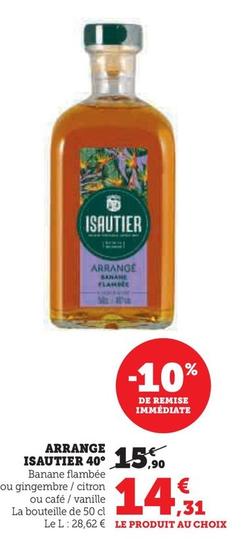 Isautier - Arrange  offre à 14,31€ sur Super U