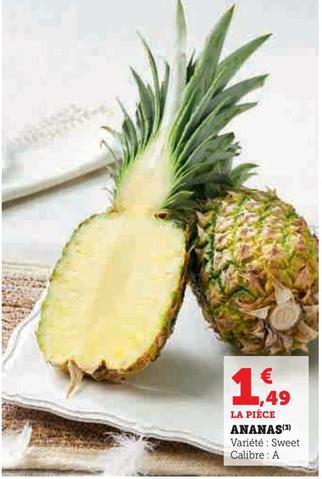 Ananas offre à 1,49€ sur Super U