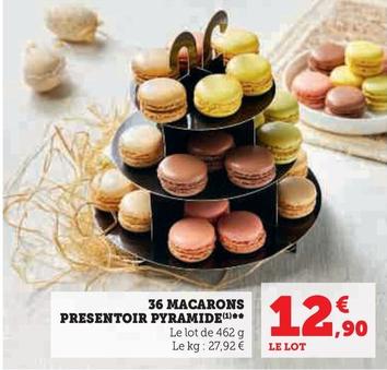 36 Macarons Presentoir Pyramide offre à 12,9€ sur Super U