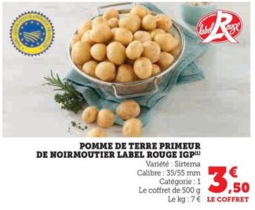 Pomme De Terre Primeur De Noirmoutier Label Rouge IGP offre à 3,5€ sur Super U