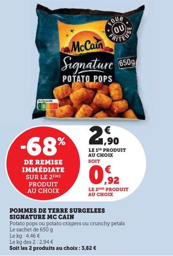 Mccain - Pommes De Terre Surgelees Signature offre à 2,9€ sur Super U
