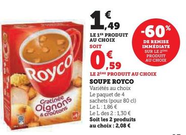 Royco - Soupe offre à 1,49€ sur Super U