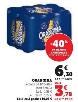 Orangina - Jus d'orange offre à 6,3€ sur Super U