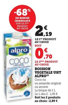 Alpro - Boisson Vegetale UHT offre à 2,19€ sur U Express