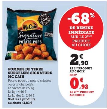 Mccain - Pommes De Terre Surgelees Signature offre à 2,9€ sur U Express