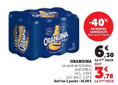 Orangina - Le Pack De 12 Boîtes offre à 6,3€ sur U Express
