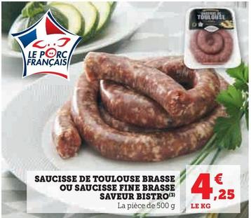 Saucisse De Toulouse Brasse offre à 4,25€ sur U Express