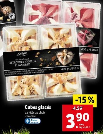 Deluxe - Cubes Glacés offre à 3,9€ sur Lidl