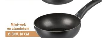 Ernesto - Mini-wok En Aluminium Env. 18 Cm offre à 5,99€ sur Lidl