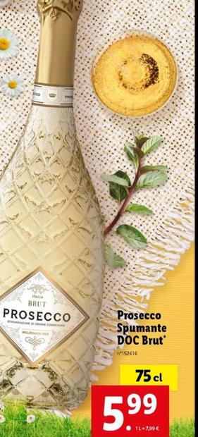Brut - Prosecco offre à 5,99€ sur Lidl