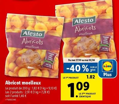 Alesto Abricots Moelleux offre à 1,82€ sur Lidl